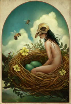 artparasite:  The Wait - The Nest, Caroline Jamhour