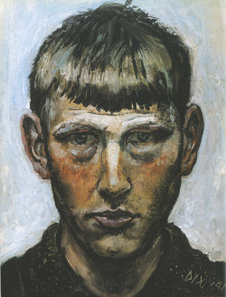 isetmyeyesuponthee:  Otto Dix, self portrait 