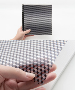 prostheticknowledge:  XYZ NOTE  Stylish isometric notepad by