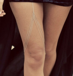 truebluemeandyou:  Epiphany Thigh Chain. From the Etsy Store