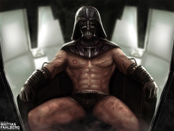 justinrampage:  Darth Vader by Mattias Fahlberg (Society6) (deviantART)