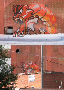 albotas:  Daily Graffiti: A giant red Gyarados appears! Huge