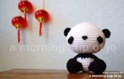 amorningcupofjo:  My first amigurumi design of 2012!  Baby pandas!