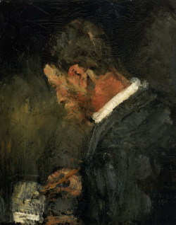 James Ensor, Portrait of Willy Finch, painter. 1879