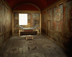 toomuchart:  Unknown Artist (Roman), Cubiculum (bedroom) from