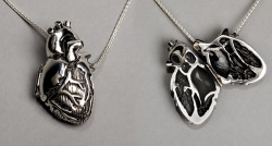  anatomically correct heart necklace 