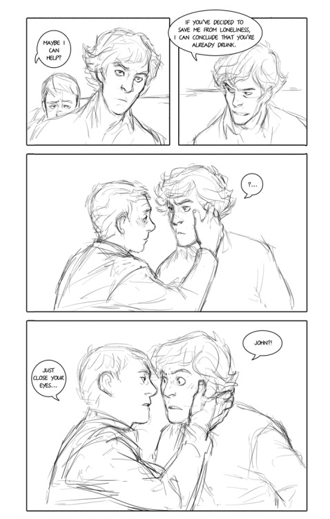 drtanner:  Reblog for good art and fucking adorable even if I don’t watch Sherlock.  Neither do I but aaahhhh this is really well done!