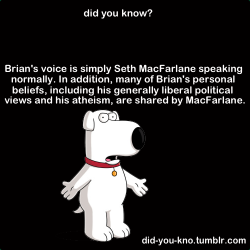 did-you-kno:  ++ Seth MacFarlane based the voice of Peter Griffin