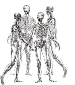artparasite:  Skeleton Dance, Lauren Treece 
