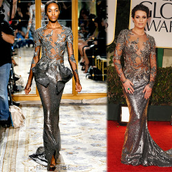 fashionofglee:  Lea Michele at the 69th Annual Golden Globe Awards,