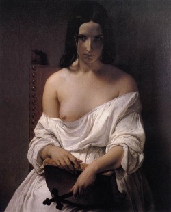 deadpaint:  Francesco Hayez, Meditation on the History of Italy 