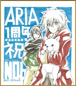 strangenugget:  Aria 1st anniversary No.6 card… never too late