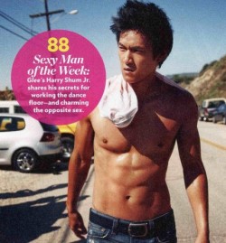 Harry Shum Jr in Sexiest Man Alive 2011. I won’t disagree!