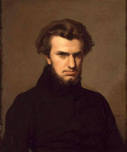 mermanonfire:  Hippolyte Flandrin, Portrait du compositeur Ambroise