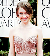  Golden Globes 2012 - red carpet Taissa Farmiga. 