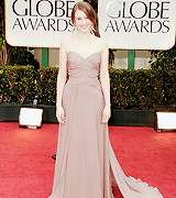  Golden Globes 2012 - red carpet Taissa Farmiga. 