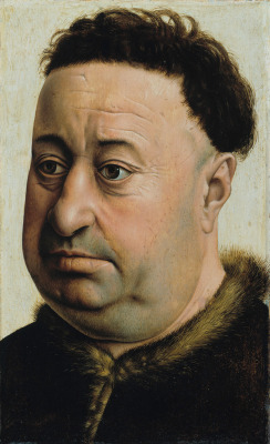 bonjourtableau:  Portrait of a Fat Man, 1425, Robert Campin,