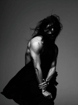 yiapanis:   A portrait of Rick Owens by Nick Knight styled by