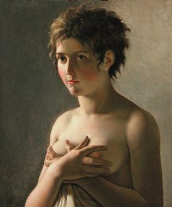 Pierre-Narcisse Guérin  Jeune fille en buste 