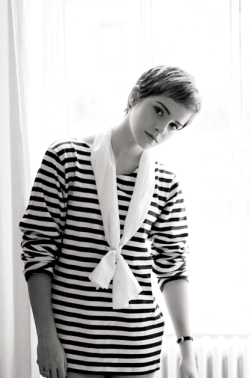 rosettes:  Emma Watson. Photographed By Harry Crowder. 