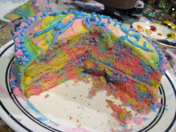 lithefider:  Remember that cake? Here is what the inside looks