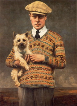 rueprep:  The Duke of Windsor rocking his fair isle sweater.