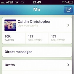 10K, woo. Hah. (Taken with instagram)