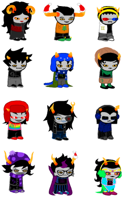 janecrocker:  chotpot:  And here’s all the winterstuck sprites