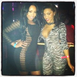 sheneka:  Me & Coco @ Gold Room (Taken with instagram) 