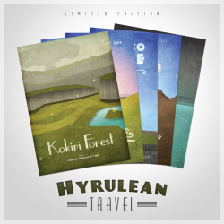 mrshabba:  Hyrulean Travel Posters by Dean Walton A new limited