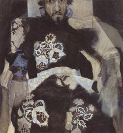 zolotoivek:  MIkhail Vrubel - Portrait of a man in an old-style