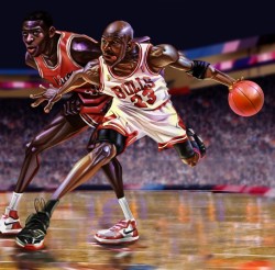 Michael Jordan Art by A-BB