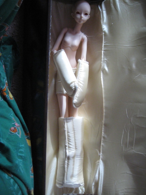cklikestogame:  wahrsager:  Cobweb came today! Yay! Poor thing is gonna need a lot of work, I just hope I can find the energy to do so while I still have time at home.I’m freakin’ loving her long-ass legs. Perfect for a spider faerie. And her hands.