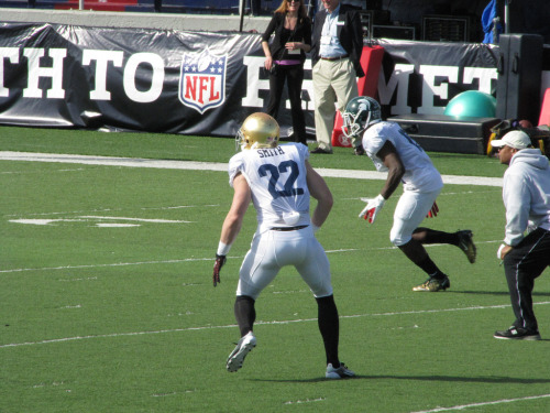 Notre Dame’s Harrison Smith at the 2012 Senior Bowl