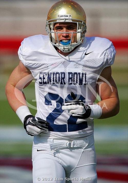 Notre Dame’s Harrison Smith at the 2012 Senior Bowl