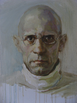 bblacha:  Michel Foucault by victor066 on Flickr. Oil on canvas