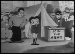 mothgirlwings:  Betty Boop in There’s Something About A Soldier