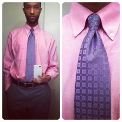 #OOTD 1/31/12…“real men wear pink” 👌 (Taken