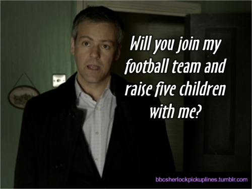“Will you join my football team and raise five children with me?”