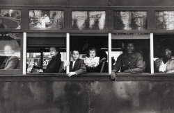 Trolley, New Orleans photo by Robert Frank, 1955 via: the selvedge