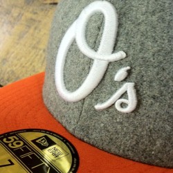 hatclub:  Baltimore Orioles - flannel, orange, white 