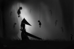 svalts:  Pyramid Head in Limbo - by Z0h3 