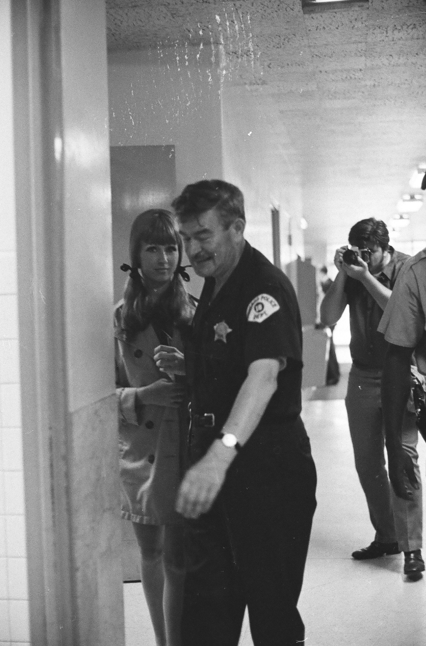 bhof:  Stripper Scarlett O’Hara gets arrested—twice!— trying to get 100 signatures in support of “The Small Breasted Woman Of America".. Photoessay via These Americans (“Stripper Arrested!” c. 1971) 
