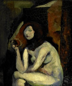 amare-habeo:  Arthur B. Carles - Nude with a mirror, 1920 via