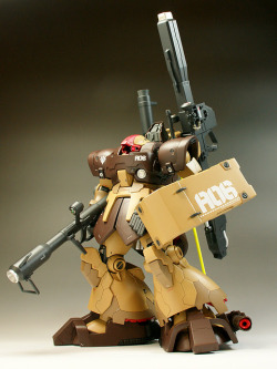 nugundam:  1/100 MS-09F/DTP06 Dom Tropen [The Maximum Full Equipment