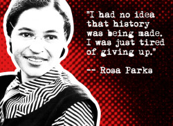 afro-art-chick:  Happy Birthday to civil rights activist Rosa