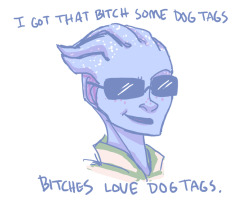 rebloggening:  I was doodling Liara, and she ended up looking