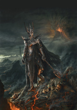 unknownskywalker:  Sauron by Jerry Vanderstelt 