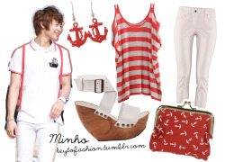 keytofashion:  Minho - Sailor Boy ♥ Pants - H&M Shoes