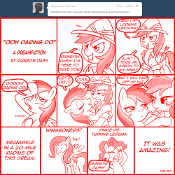 twilightsparklesharem:  madmaxcomics:  “Ooh Daring Do”  OTP